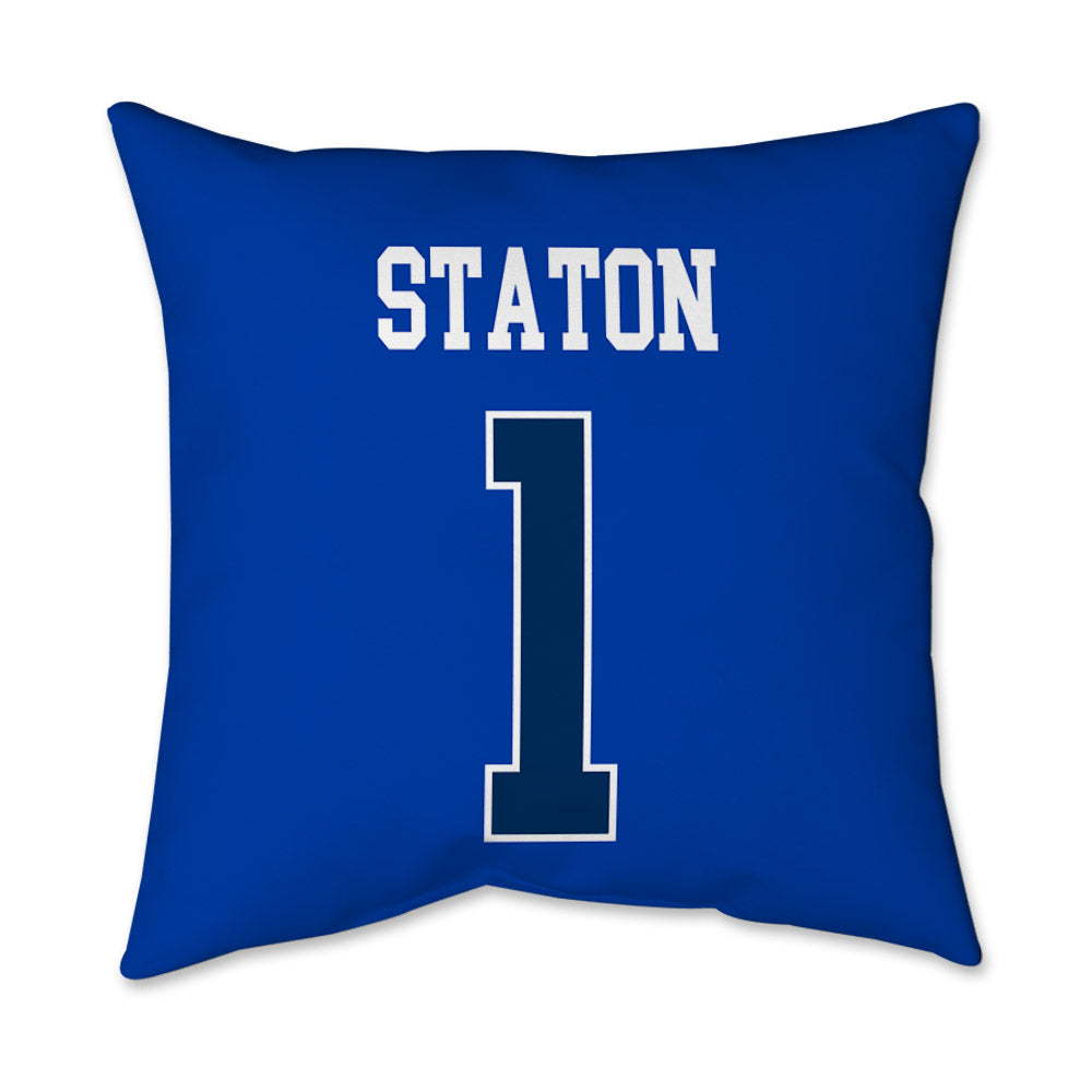 BYU - NCAA Men's Basketball : Xavion Staton - Graphic Pillow 16x16-1