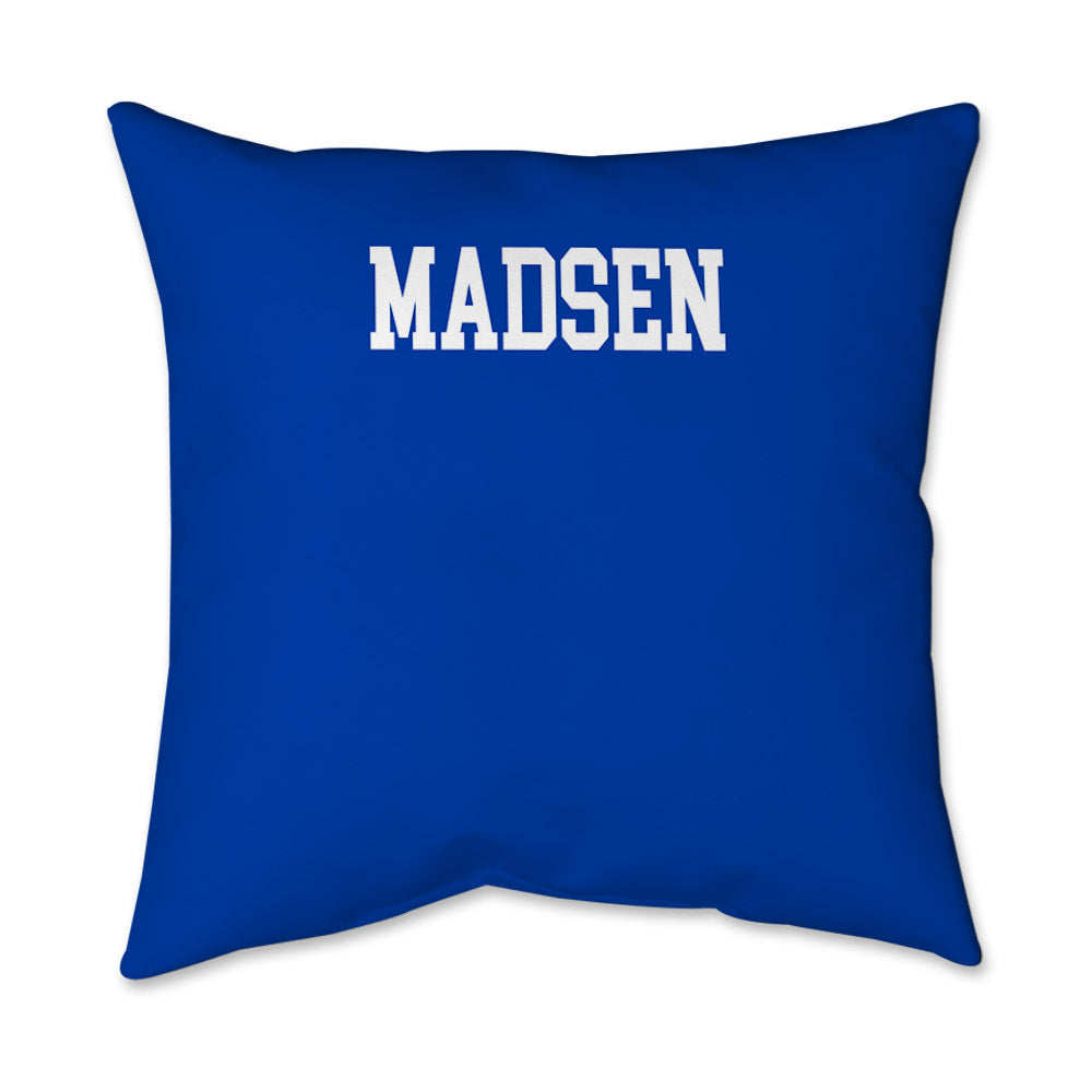BYU - NCAA Men's Swimming & Diving : Fletcher Madsen - Graphic Pillow 16x16-1