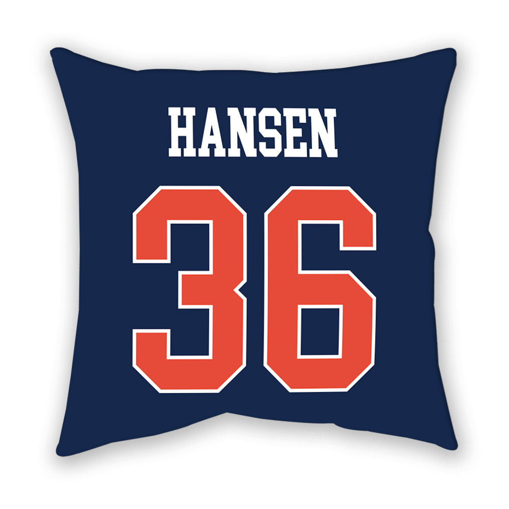 Illinois - NCAA Football : Lane Hansen - Pillow-1