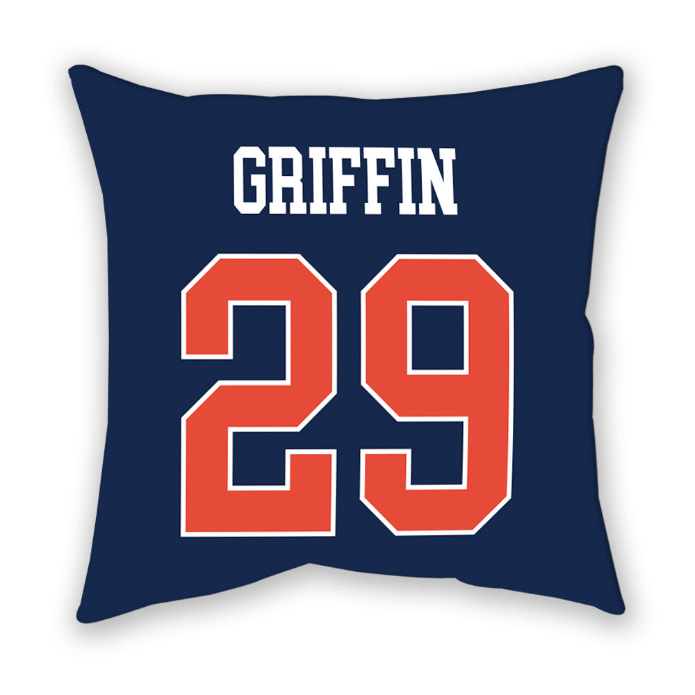 Illinois - NCAA Football : TJ Griffin - Pillow-1