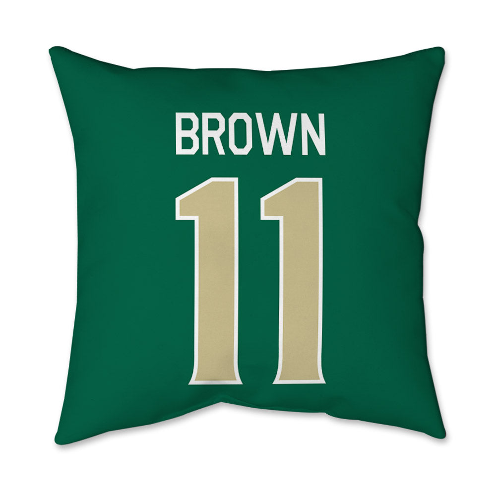 USF - NCAA Men's Basketball : CJ Brown - Graphic Pillow 16x16-1