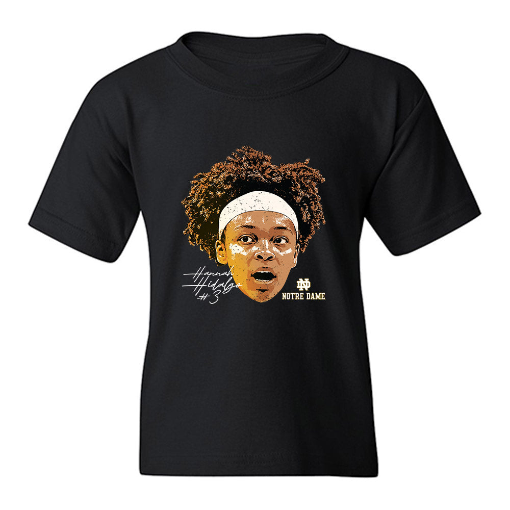 Notre Dame - NCAA Women's Basketball : Hannah Hidalgo - Game Face Youth T-Shirt-0