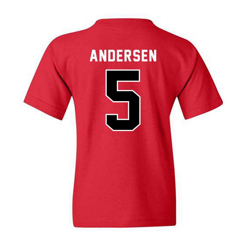 Fairfield - NCAA Women's Basketball : Meghan Andersen - Youth T-Shirt-1
