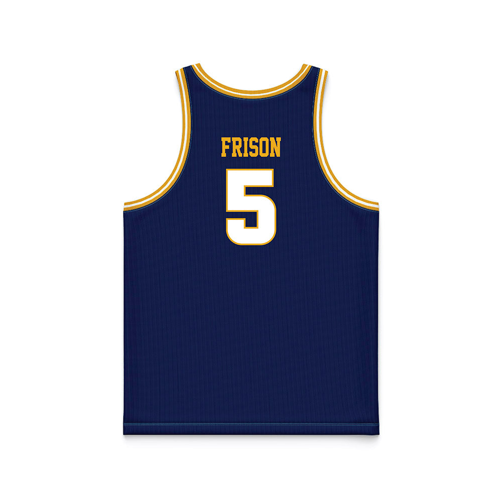 UTC - NCAA Men's Basketball : Jordan Frison - Navy Basketball Jersey-1