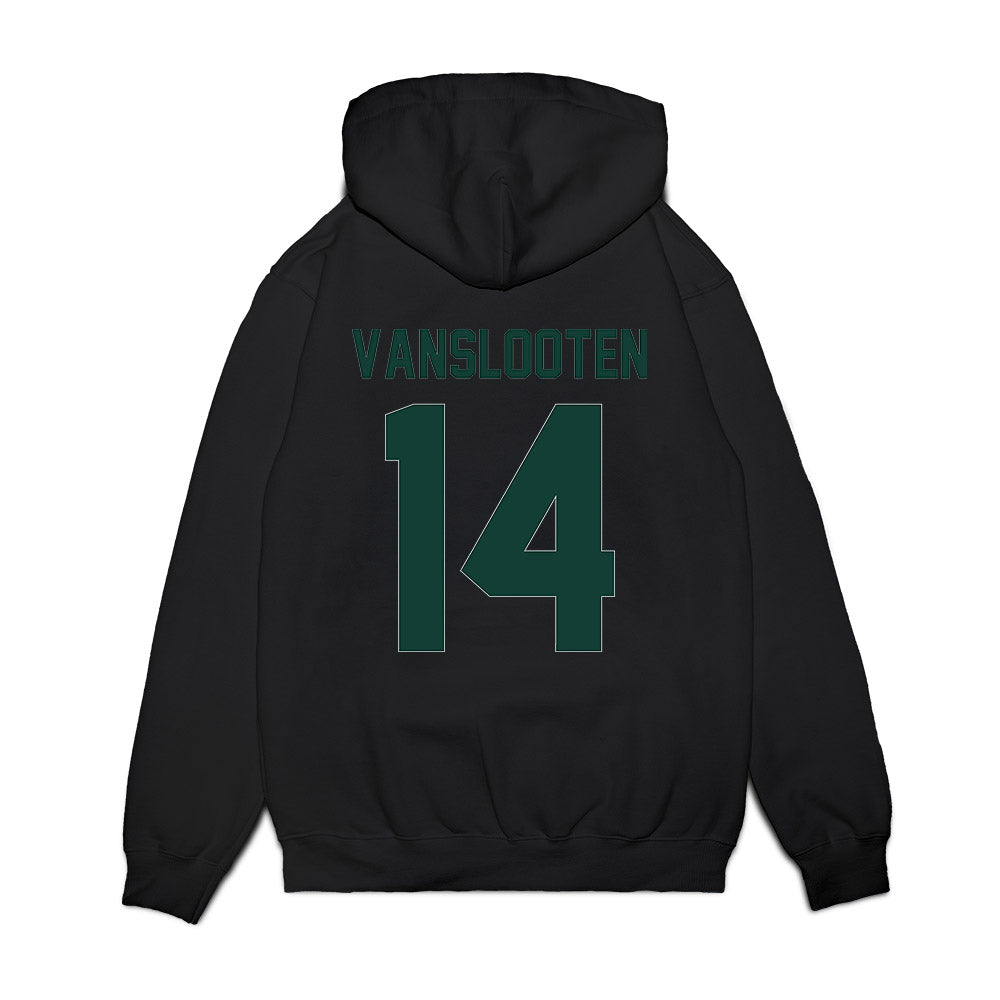 Michigan State - NCAA Women's Basketball : Grace VanSlooten - Vintage Shersey Premium Hooded Sweatshirt-1