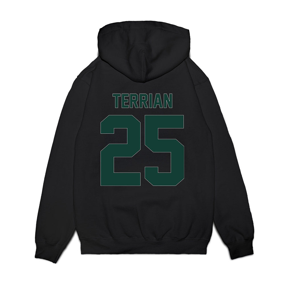 Michigan State - NCAA Women's Basketball : Anna Terrian - Vintage Shersey Premium Hooded Sweatshirt-1
