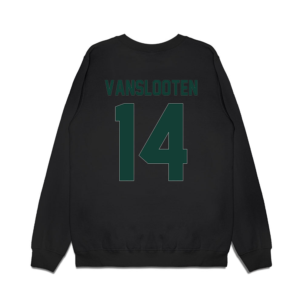 Michigan State - NCAA Women's Basketball : Grace VanSlooten - Vintage Shersey Premium Crewneck Sweatshirt-1