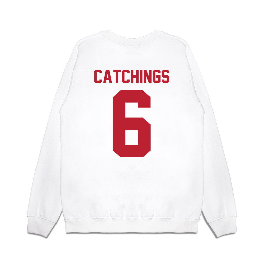 Georgia - NCAA Men's Basketball : Kanon Catchings - Vintage Shersey Premium Crewneck Sweatshirt-1