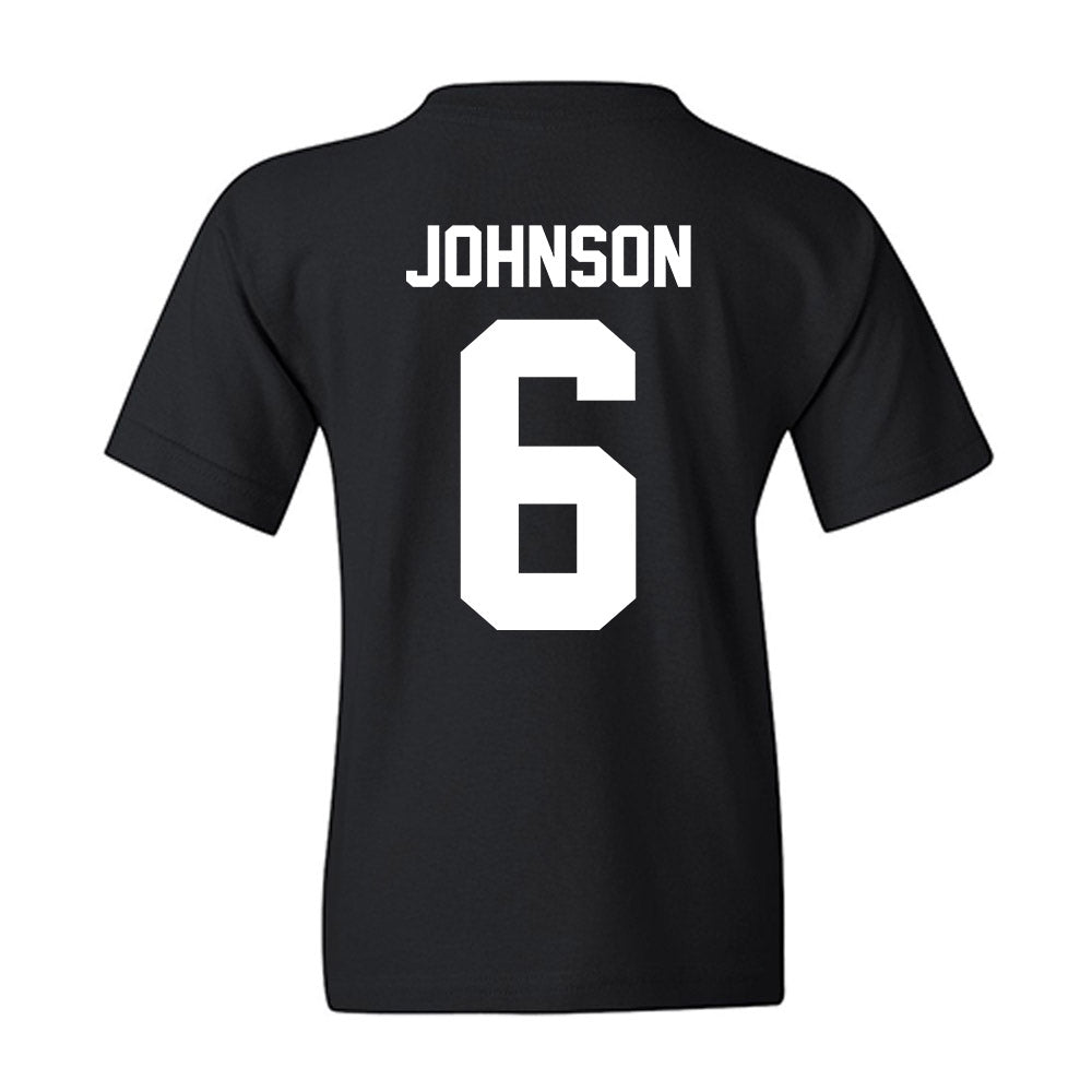 Kansas State - NCAA Men's Basketball : Marcus Johnson - Vintage Basketball Youth T-Shirt-1