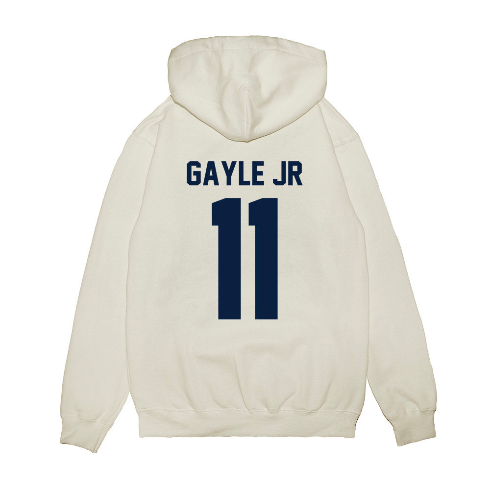 Michigan - NCAA Men's Basketball : Roddy Gayle Jr - Vintage Shersey Premium Hooded Sweatshirt-1