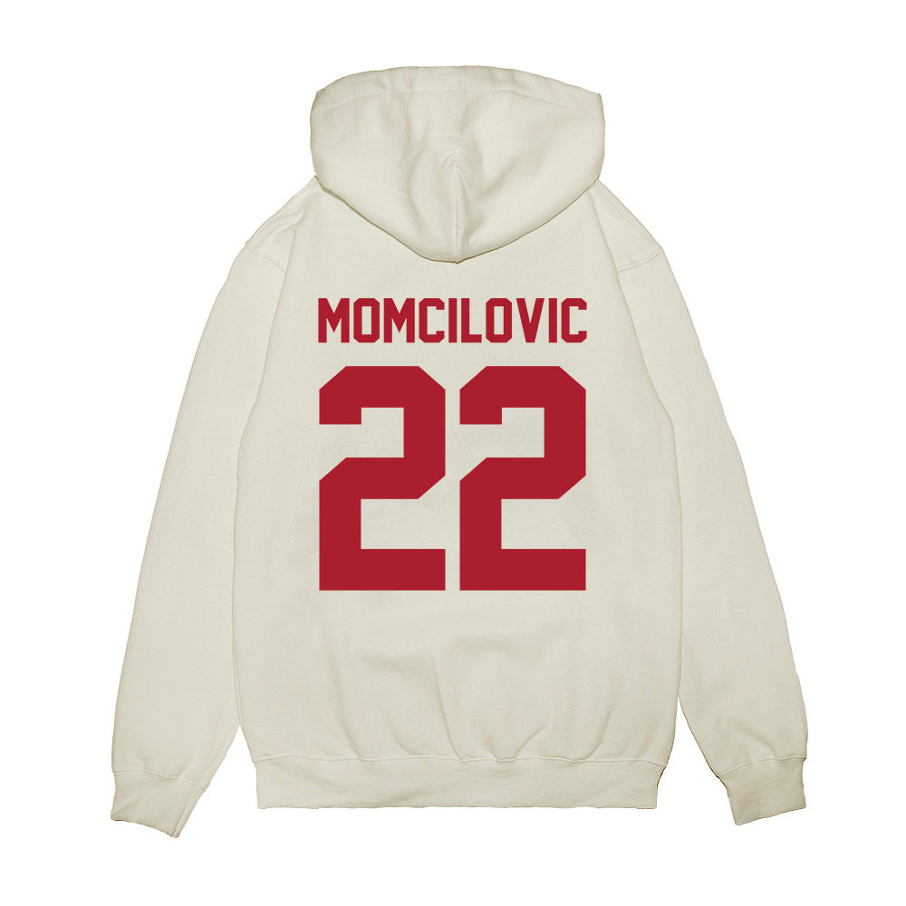 Iowa State - NCAA Men's Basketball : Milan Momcilovic - Vintage Shersey Premium Hooded Sweatshirt-1