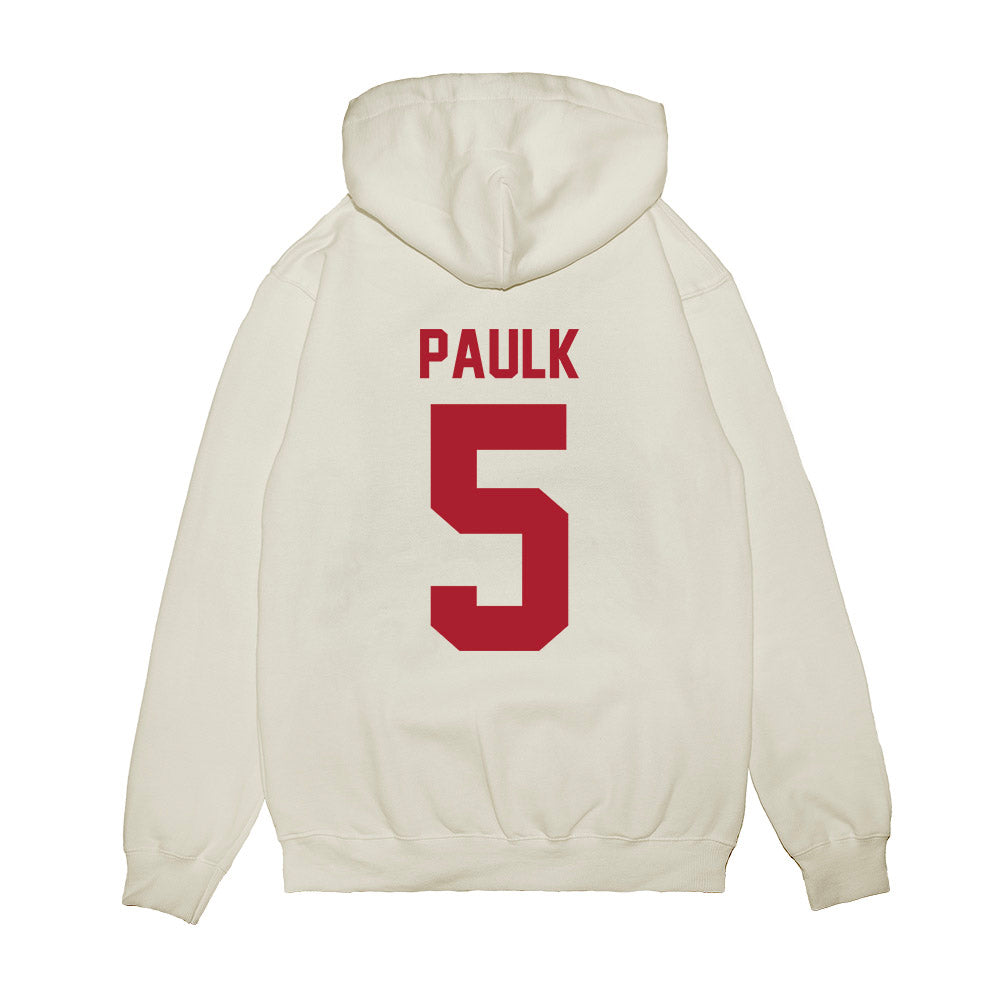 Iowa State - NCAA Women's Basketball : Evangelia Paulk - Vintage Shersey Premium Hooded Sweatshirt-1