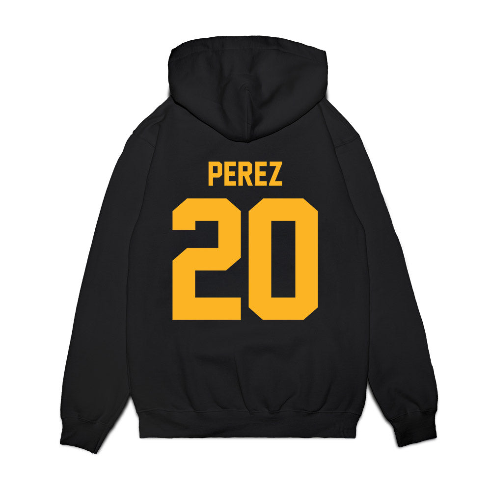 Baylor - NCAA Men's Basketball : Maikcol Perez - Vintage Shersey Premium Hooded Sweatshirt-1