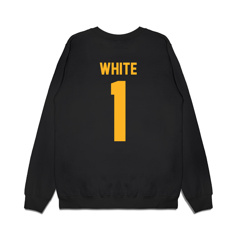 Baylor - NCAA Men's Basketball : Jaylon White - Vintage Shersey Premium Crewneck Sweatshirt-1