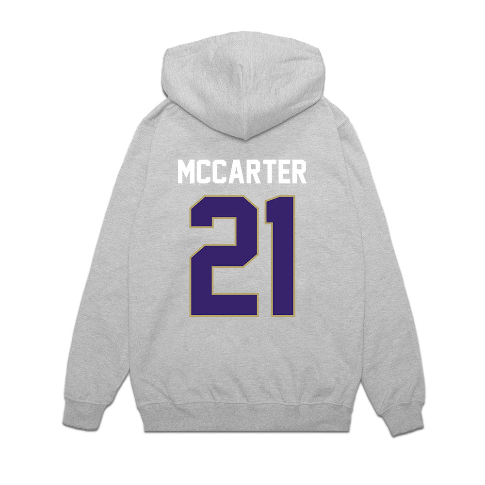 JMU - NCAA Football : Jackson McCarter - Vintage Football Premium Hooded Sweatshirt-1