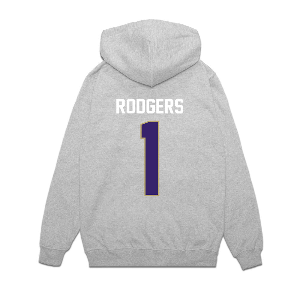 JMU - NCAA Football : Mekhi Rodgers - Vintage Football Premium Hooded Sweatshirt-1