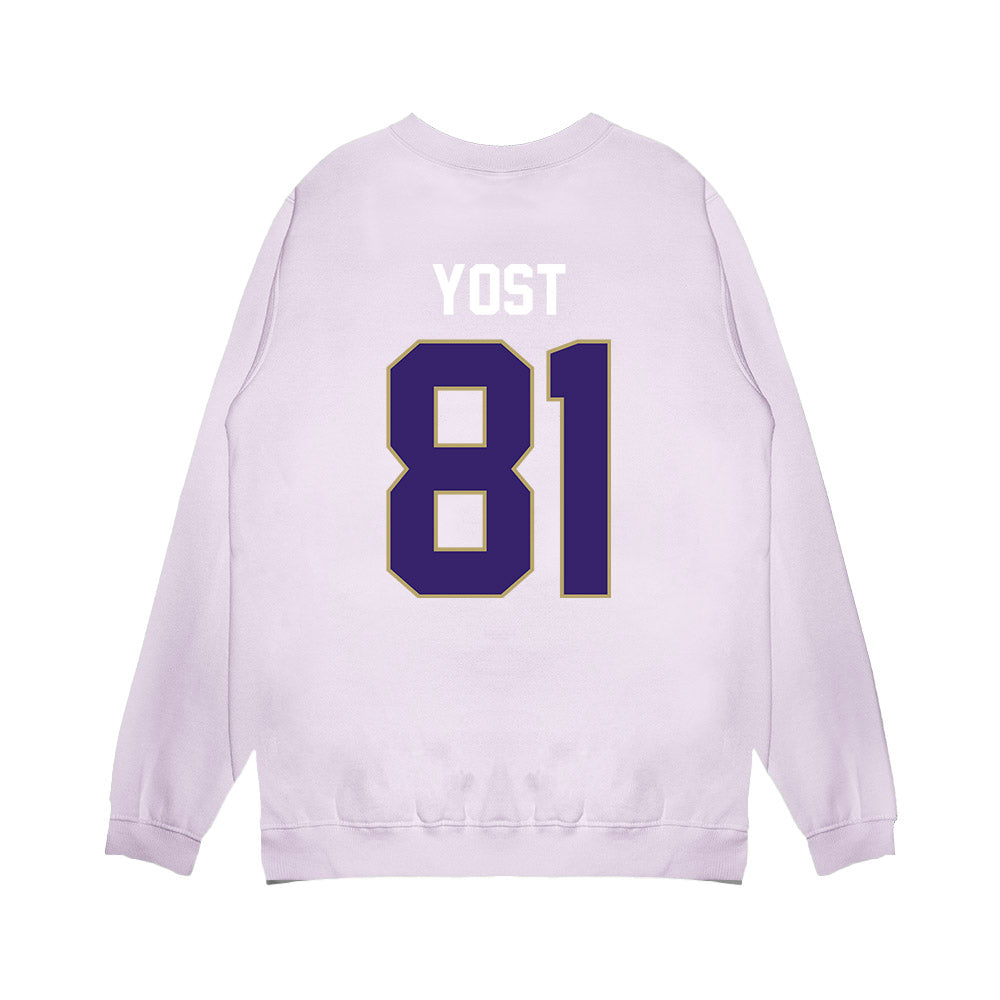 JMU - NCAA Football : Sue Yost - Vintage Football Premium Crewneck Sweatshirt-1