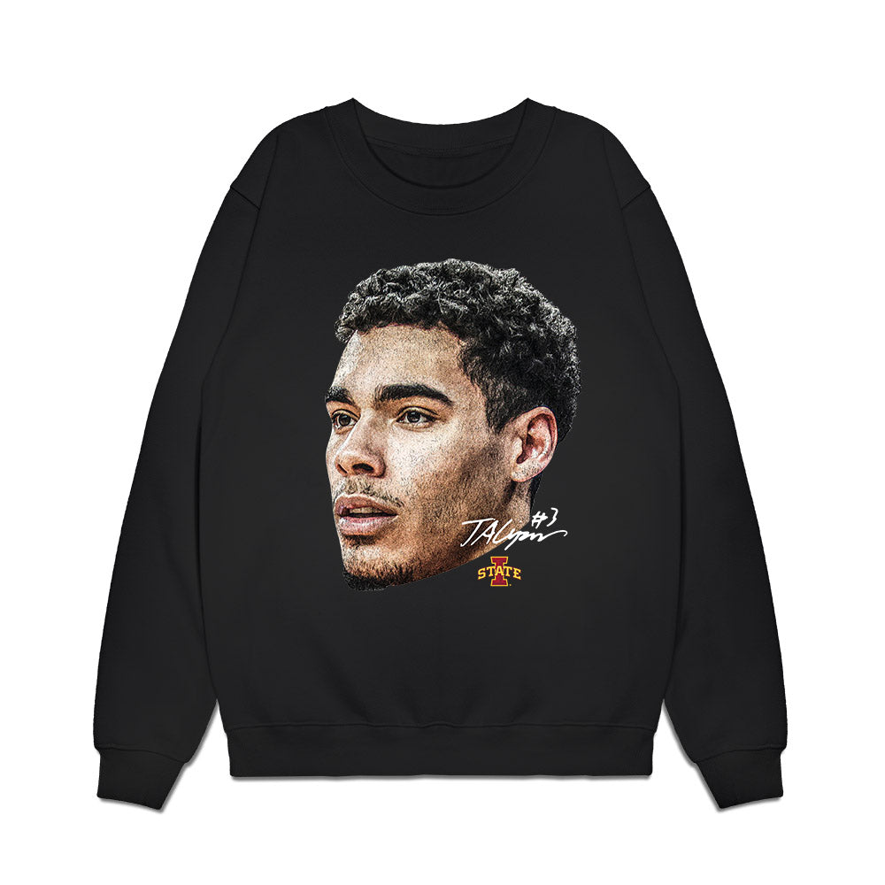 Iowa State - NCAA Men's Basketball : Tamin Lipsey - Game Face Premium Crewneck Sweatshirt-0