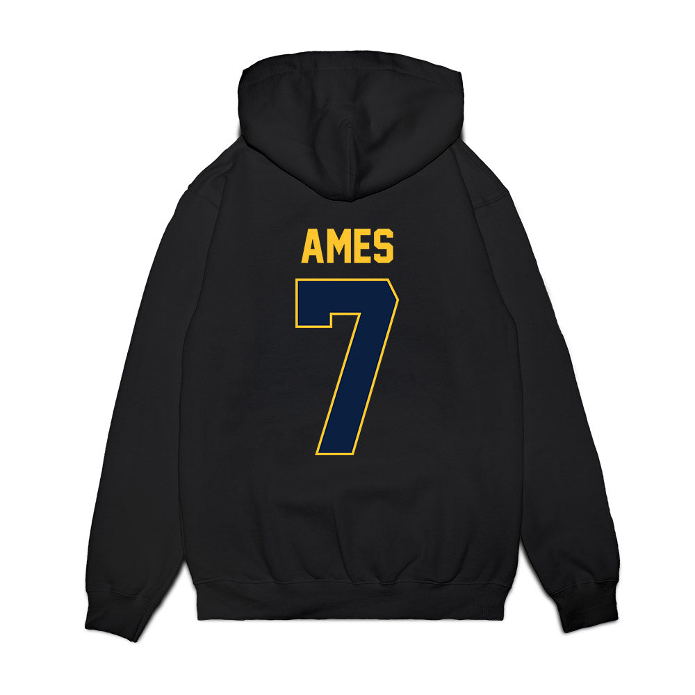 UC Berkeley - NCAA Men's Basketball : Dai Dai Ames - Vintage Shersey Premium Hooded Sweatshirt-1