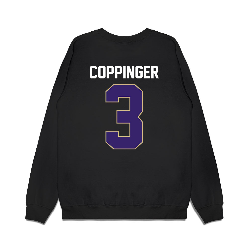 Washington - NCAA Women's Basketball : Devin Coppinger - Vintage Shersey Premium Crewneck Sweatshirt-1