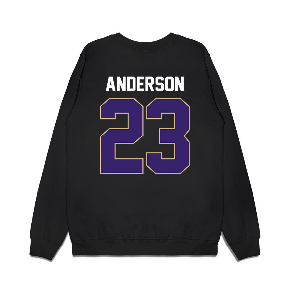 Washington - NCAA Women's Basketball : Olivia Anderson - Vintage Shersey Premium Crewneck Sweatshirt-1