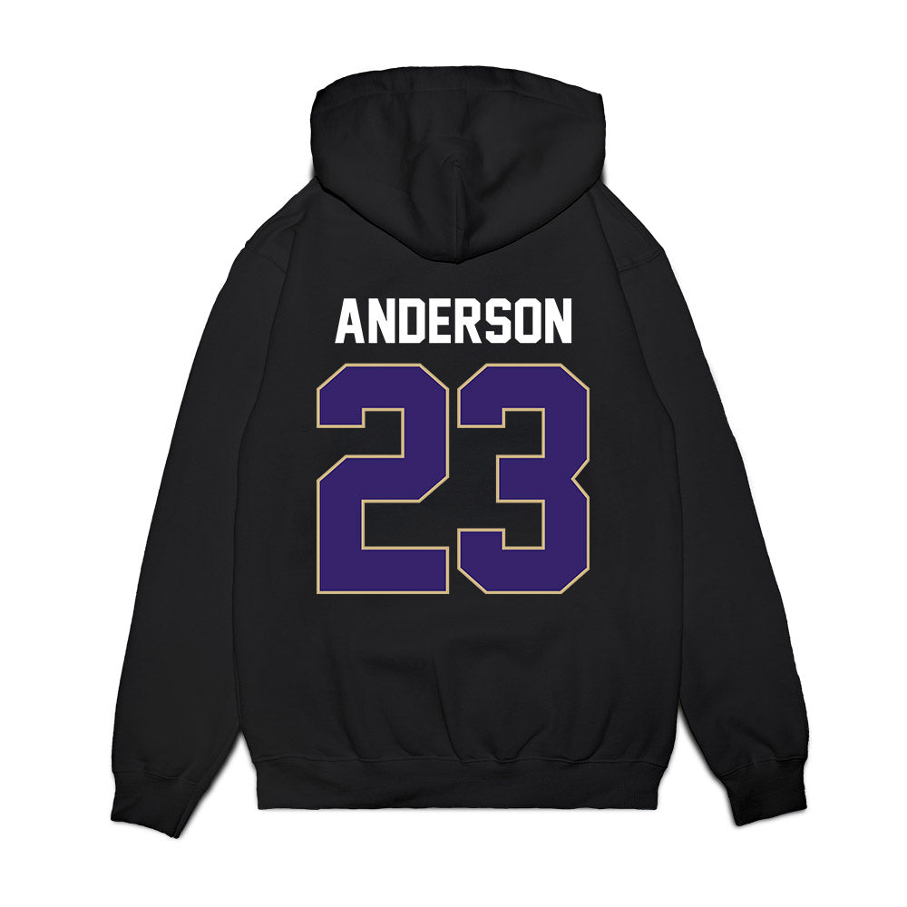 Washington - NCAA Women's Basketball : Olivia Anderson - Vintage Shersey Premium Hooded Sweatshirt-1