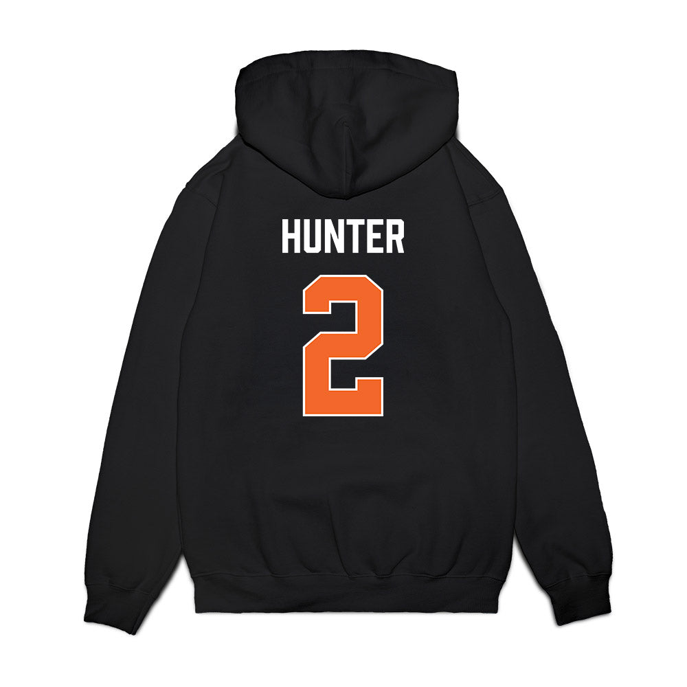Clemson - NCAA Men's Basketball : Dillon Hunter - Vintage Shersey Premium Hooded Sweatshirt-1