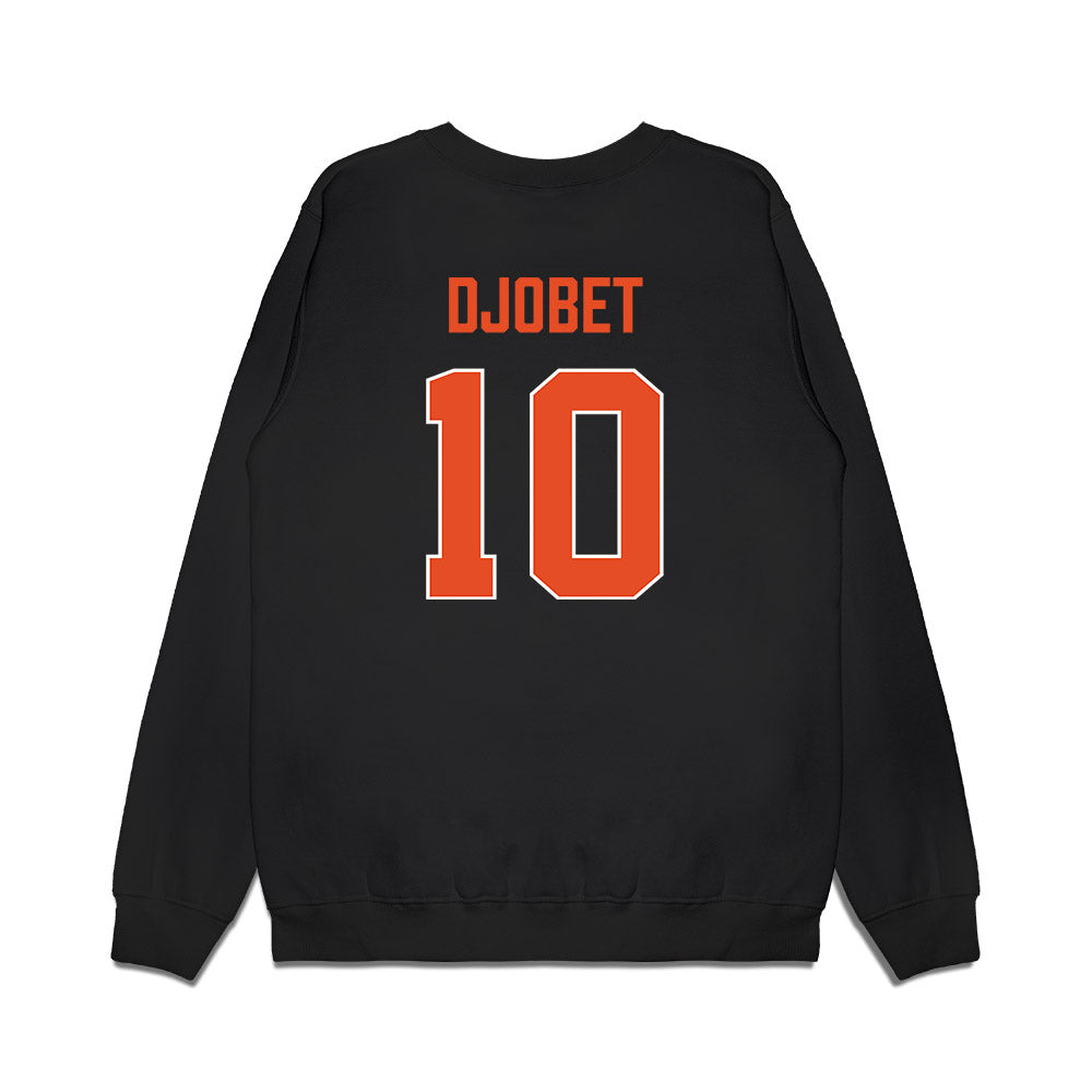 Miami - NCAA Men's Basketball : Paul Djobet - Vintage Shersey Premium Crewneck Sweatshirt-1