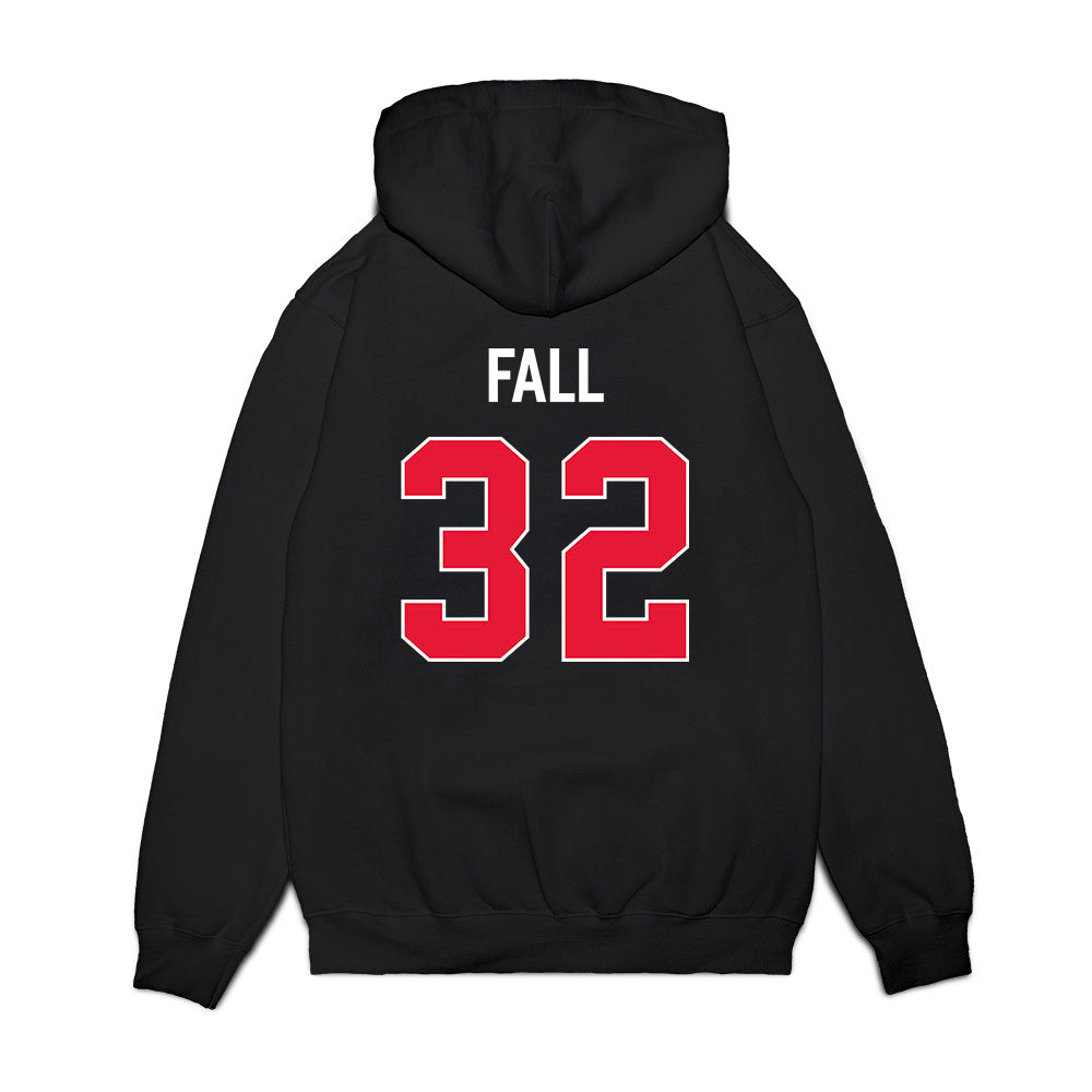Rutgers - NCAA Men's Basketball : Baye Fall - Vintage Shersey Premium Hooded Sweatshirt-1