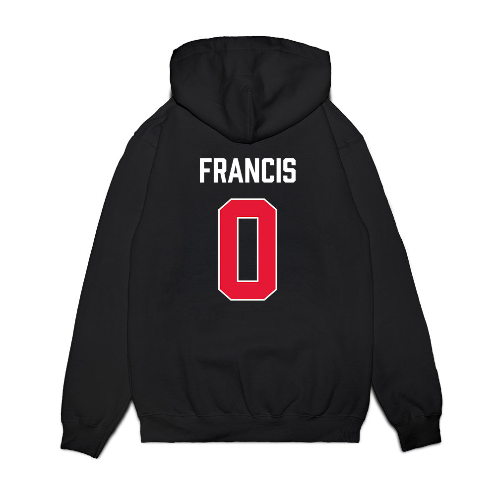 Rutgers - NCAA Men's Basketball : Tariq Francis - Vintage Shersey Premium Hooded Sweatshirt-1