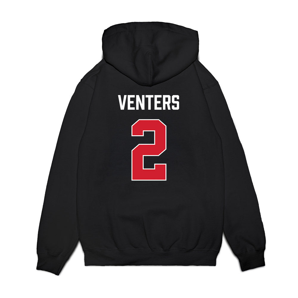Gonzaga - NCAA Men's Basketball : Steele Venters - Vintage Shersey Premium Hooded Sweatshirt-1