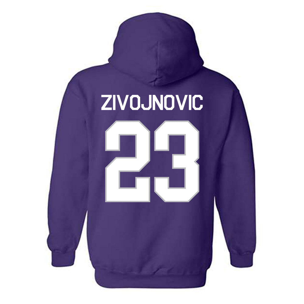 Northwestern - NCAA Women's Field Hockey : Maja Zivojnovic - NCAA® 2025 National Champions Hooded Sweatshirt-1