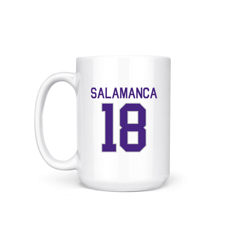 Northwestern - NCAA Women's Field Hockey : Laura Salamanca - NCAA® 2025 National Champions Coffee Mug-1