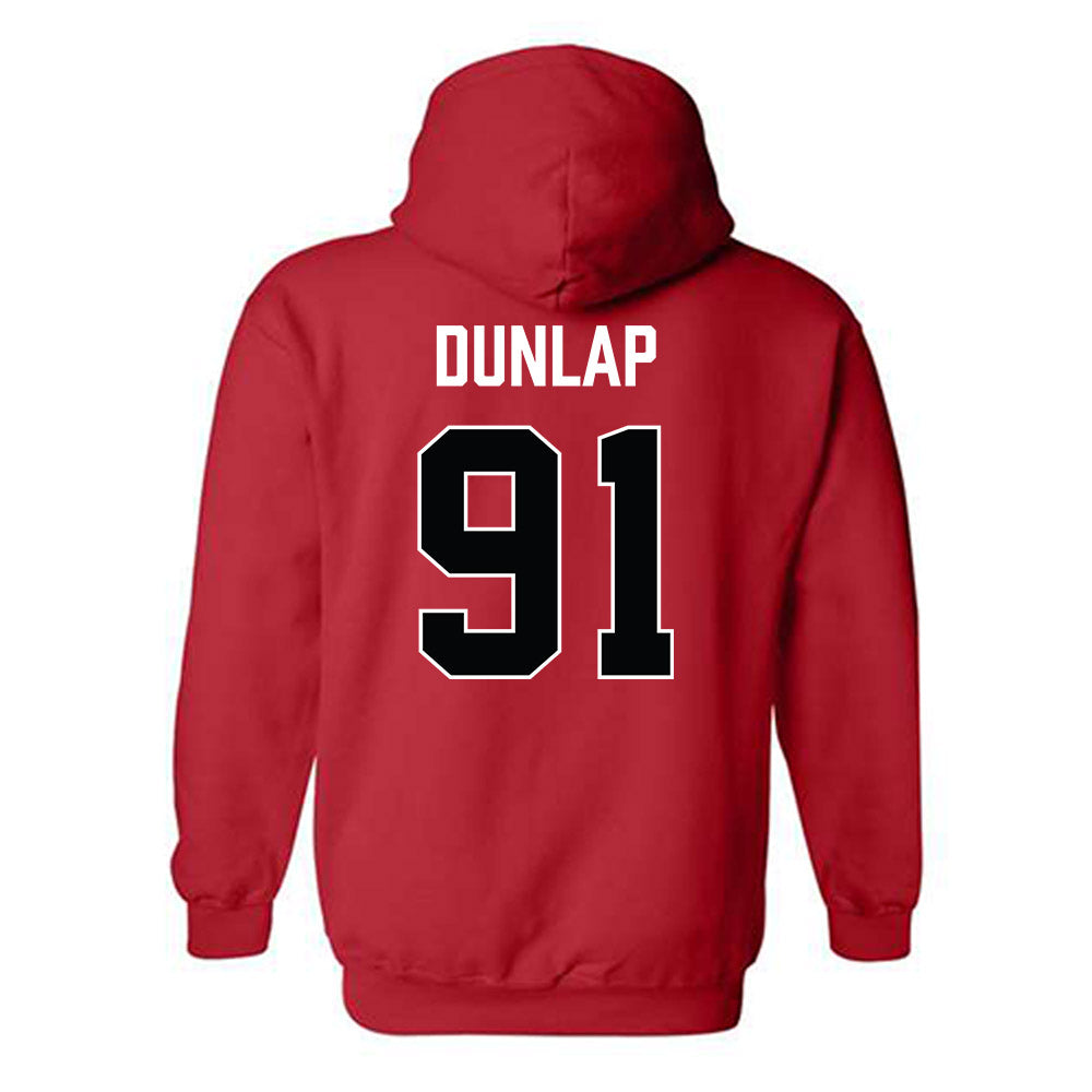 Ohio State - NCAA Men's Ice Hockey : Jake Dunlap - Classic Shersey Hooded Sweatshirt-1