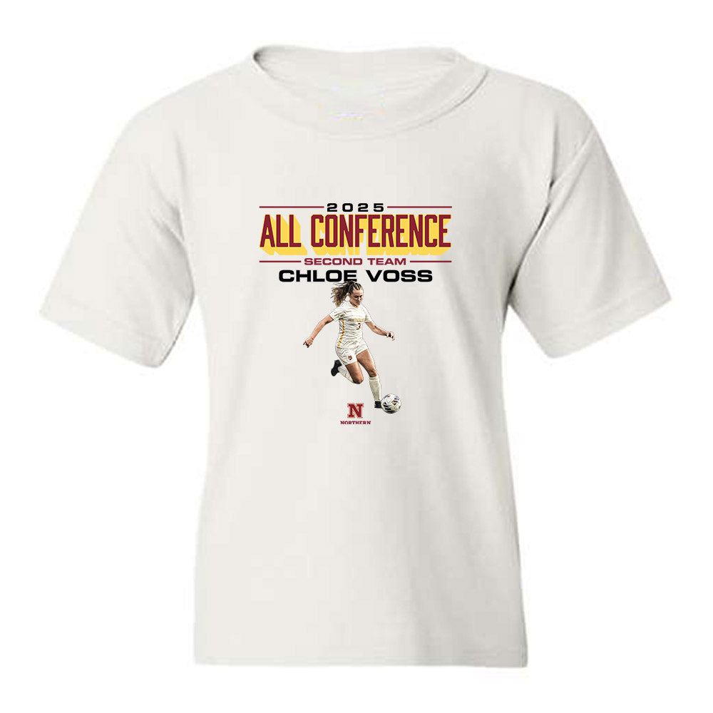 NSU - NCAA Women's Soccer : Chloe Voss - All Conference Graphic Youth T-Shirt-0