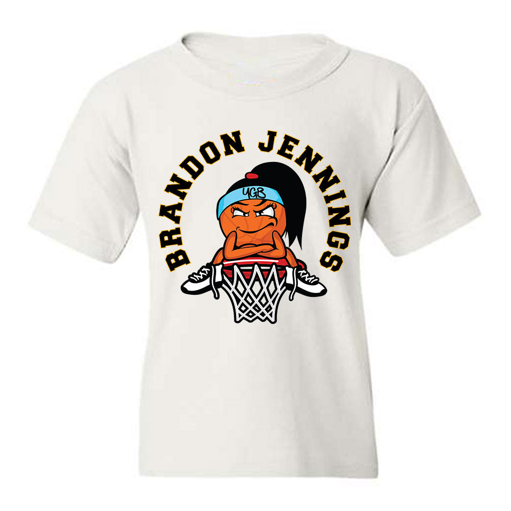 VCU - NCAA Men's Basketball : Brandon Jennings - Graphic v2 Youth T-Shirt-0
