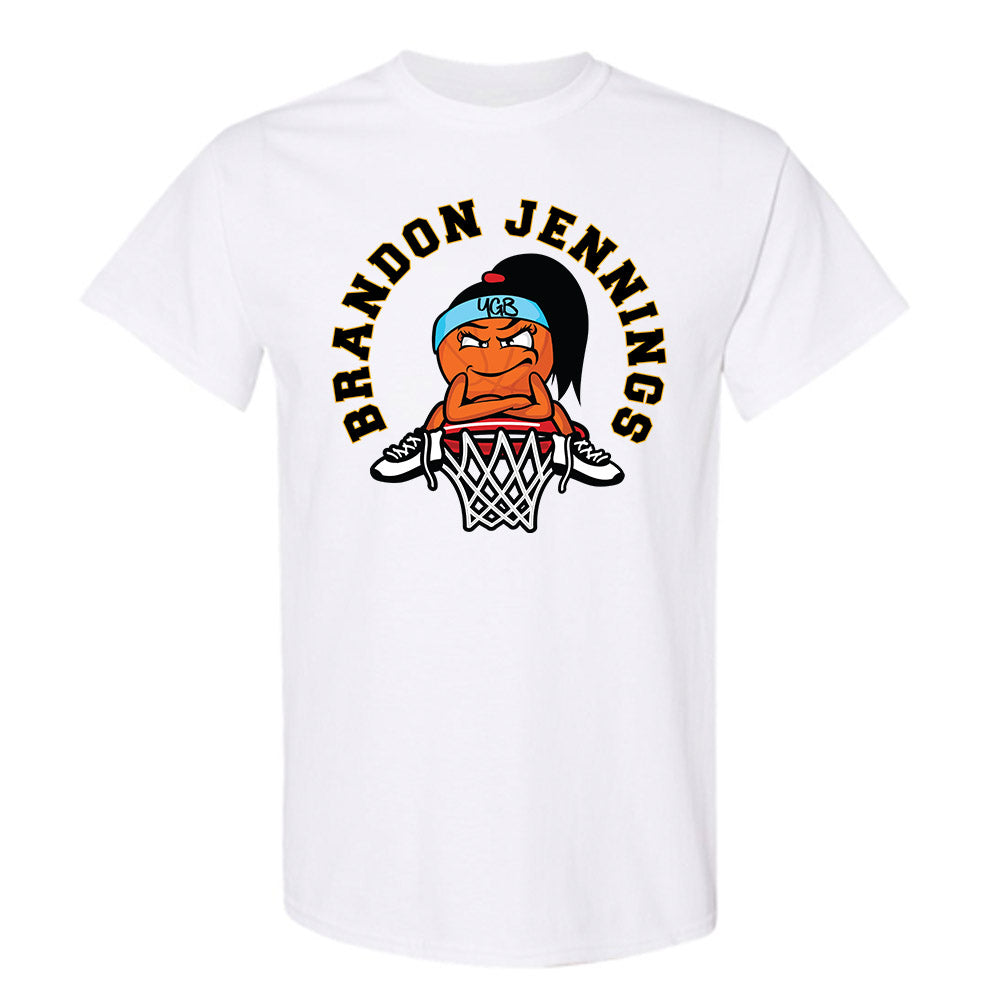 VCU - NCAA Men's Basketball : Brandon Jennings - Graphic v2 T-Shirt-0