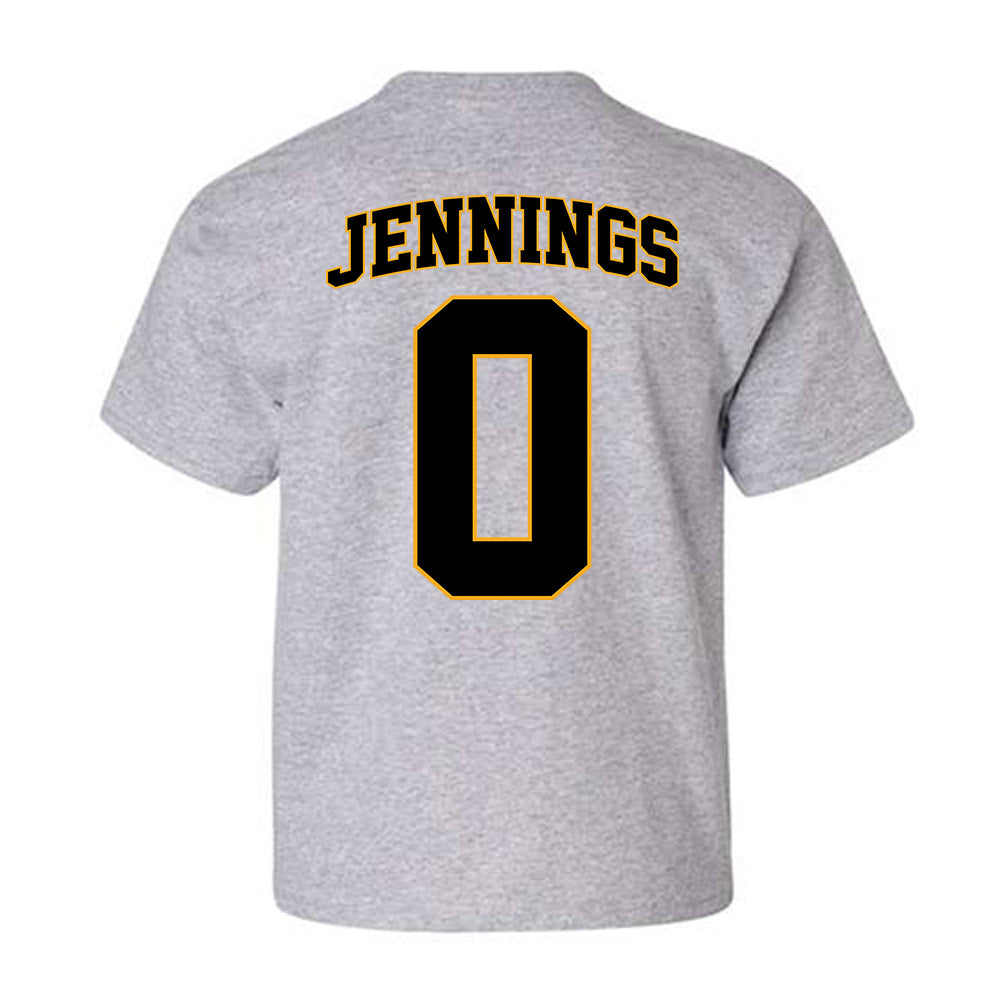 VCU - NCAA Men's Basketball : Brandon Jennings - Graphic v3 Youth T-Shirt-1