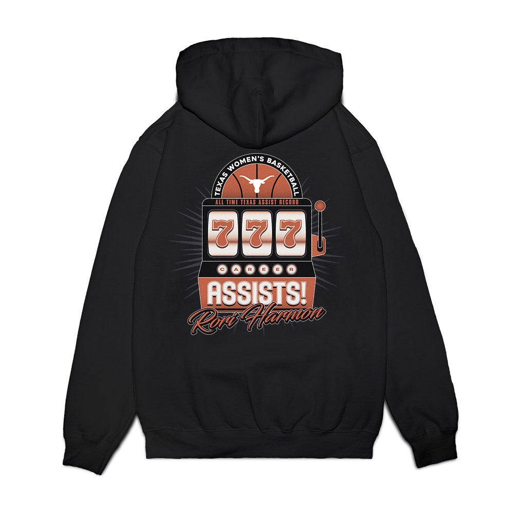 Texas - NCAA Women's Basketball : Rori Harmon - Premium Hooded Sweatshirt-1