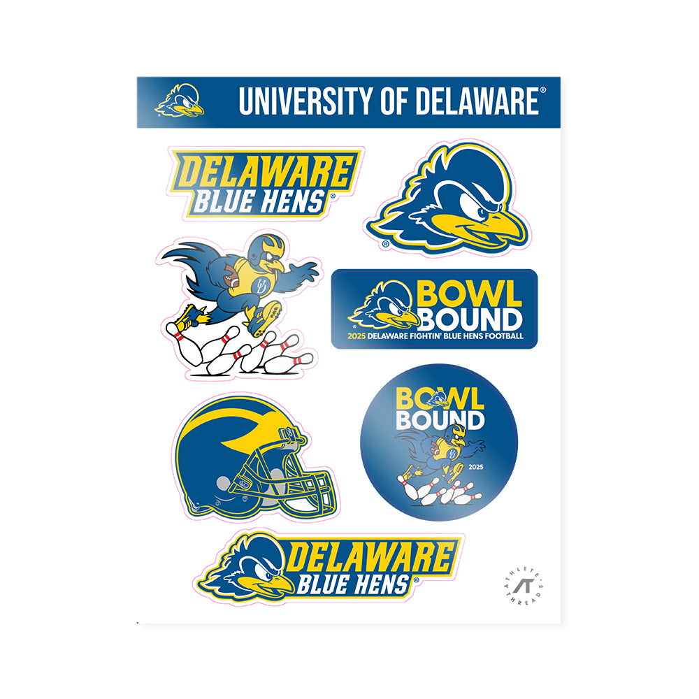 Delaware - NCAA Football : Bowl Bound! Sticker Sheet-0