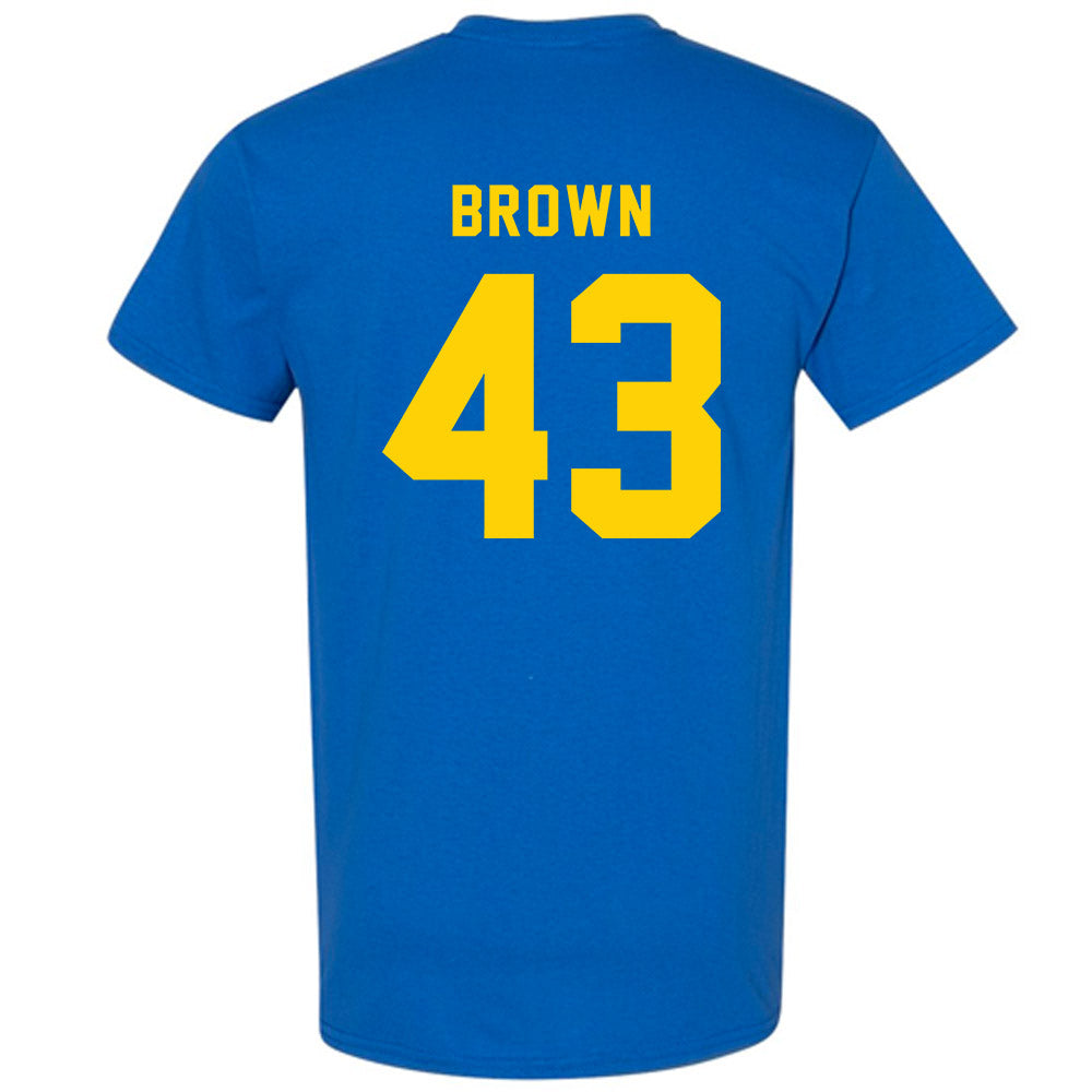 Delaware - NCAA Football : Luke Brown - Bowl Bound Sports Shersey T-Shirt-1