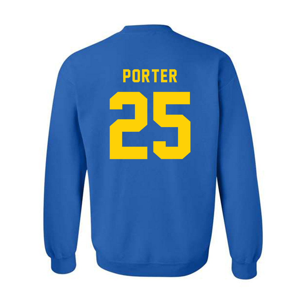 Delaware - NCAA Football : Jared Porter - Bowl Bound Sports Shersey Crewneck Sweatshirt-1