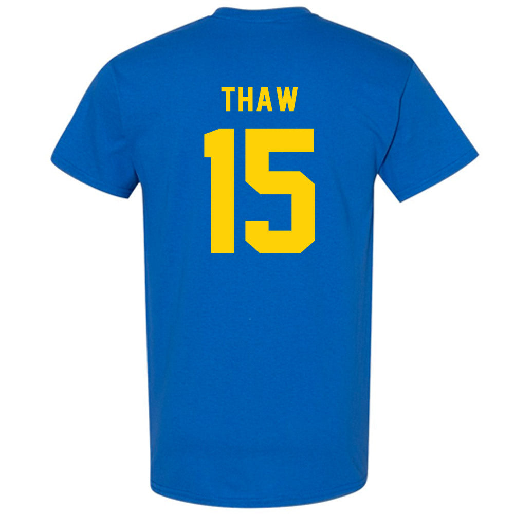 Delaware - NCAA Football : Jake Thaw - Bowl Bound Sports Shersey T-Shirt-1
