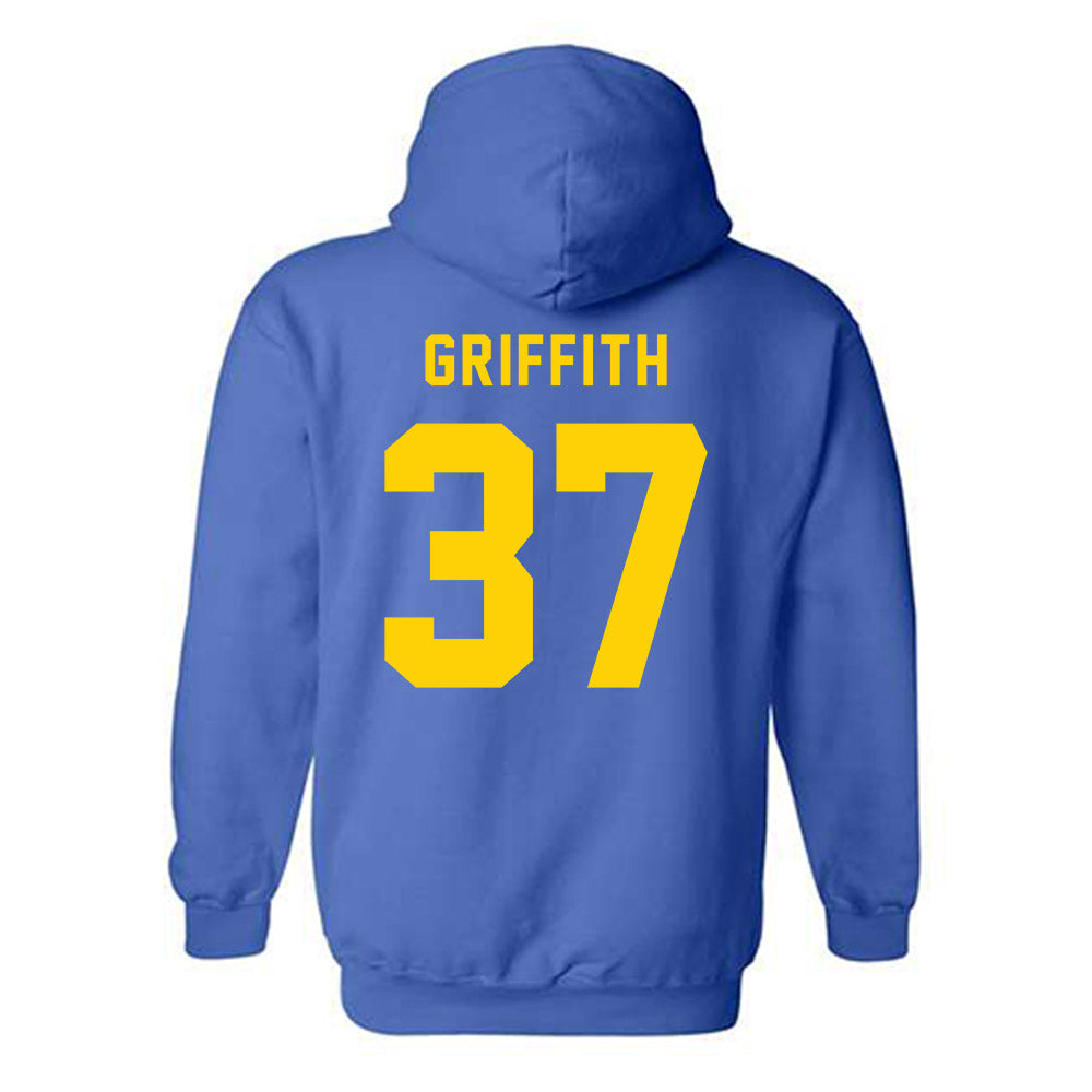 Delaware - NCAA Football : Dillon Griffith - Bowl Bound Sports Shersey Hooded Sweatshirt-1