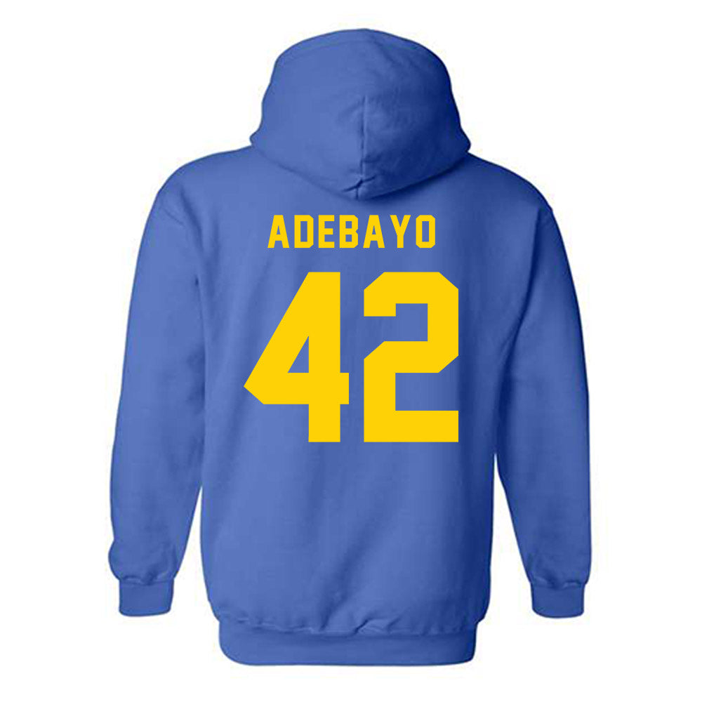 Delaware - NCAA Football : Alexander Adebayo - Bowl Bound Sports Shersey Hooded Sweatshirt-1