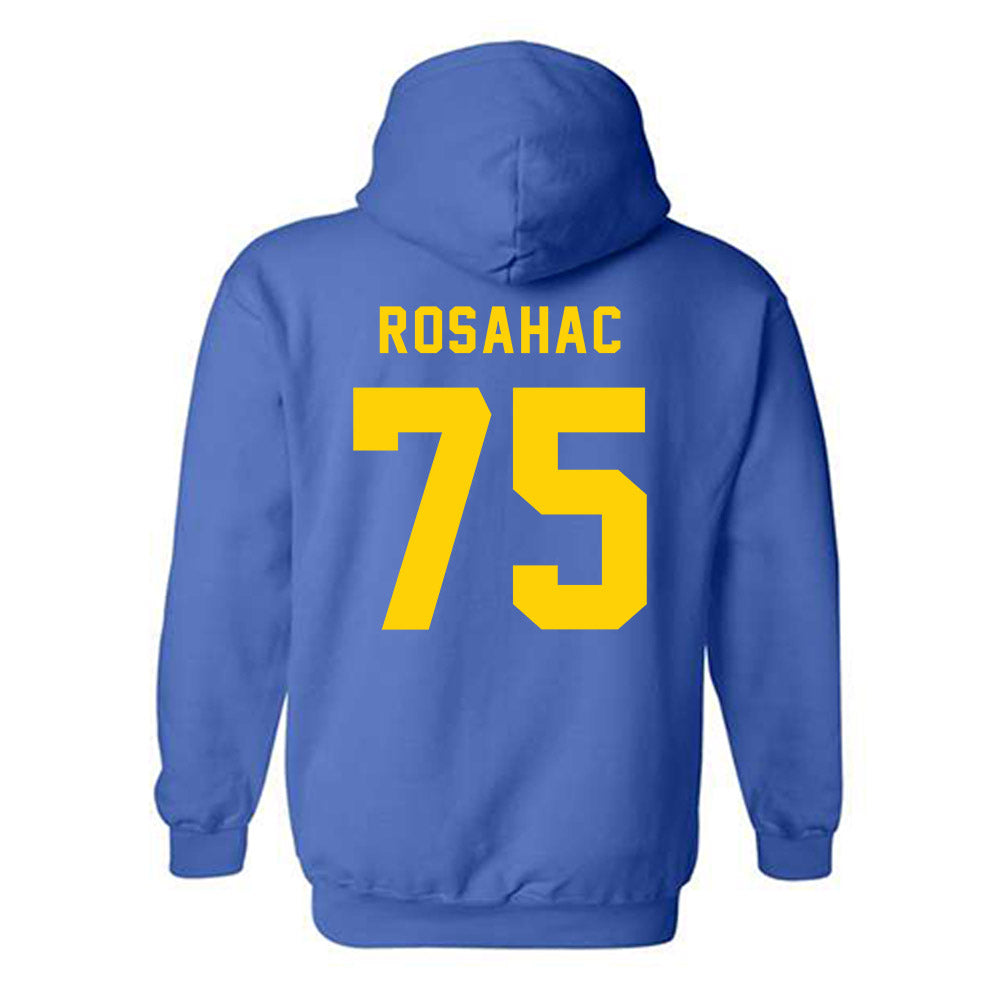 Delaware - NCAA Football : Noah Rosahac - Bowl Bound Sports Shersey Hooded Sweatshirt-1