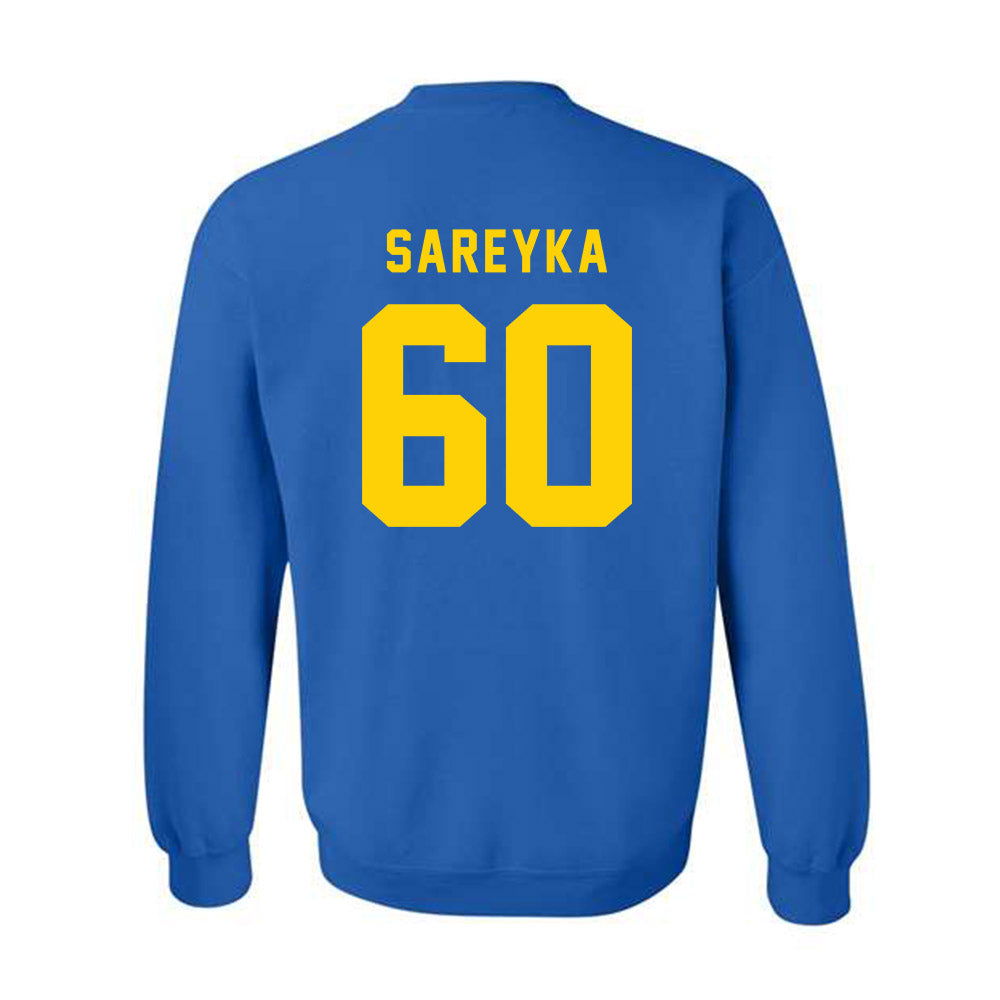Delaware - NCAA Football : Carter Sareyka - Bowl Bound Sports Shersey Crewneck Sweatshirt-1