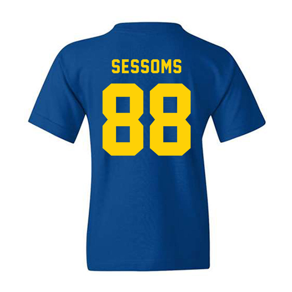 Delaware - NCAA Football : Elijah Sessoms - Bowl Bound Sports Shersey Youth T-Shirt-1