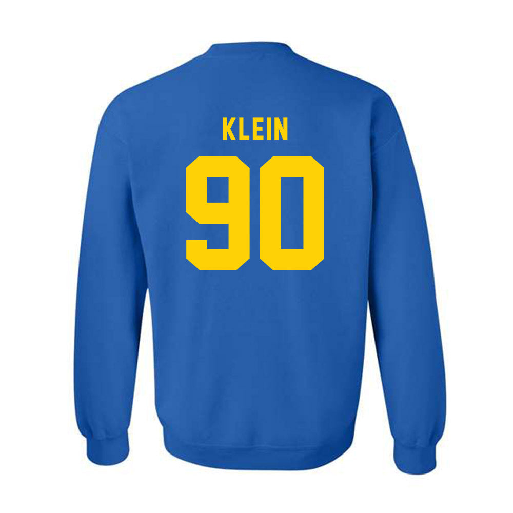 Delaware - NCAA Football : Logan Klein - Bowl Bound Sports Shersey Crewneck Sweatshirt-1