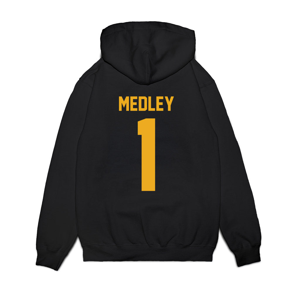 Kent State - NCAA Men's Basketball : Cian Medley - Vintage Basketball Premium Hooded Sweatshirt-1